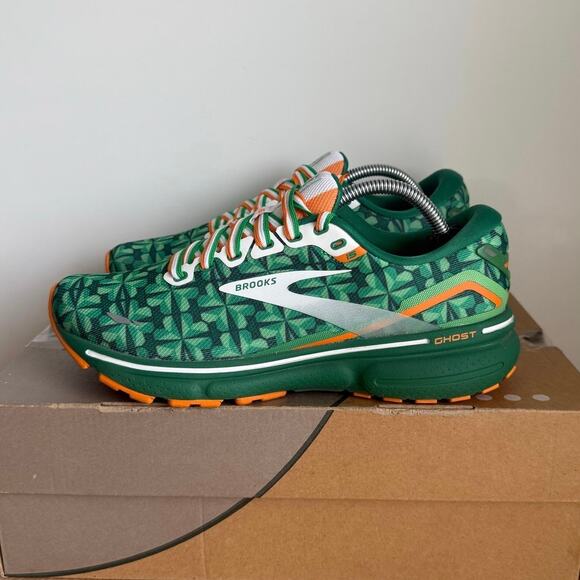 Limited Edition Brooks Ghost 15 ‘Run Lucky’ Women Running Sneakers- SZ 7.5 - Picture 4 of 11